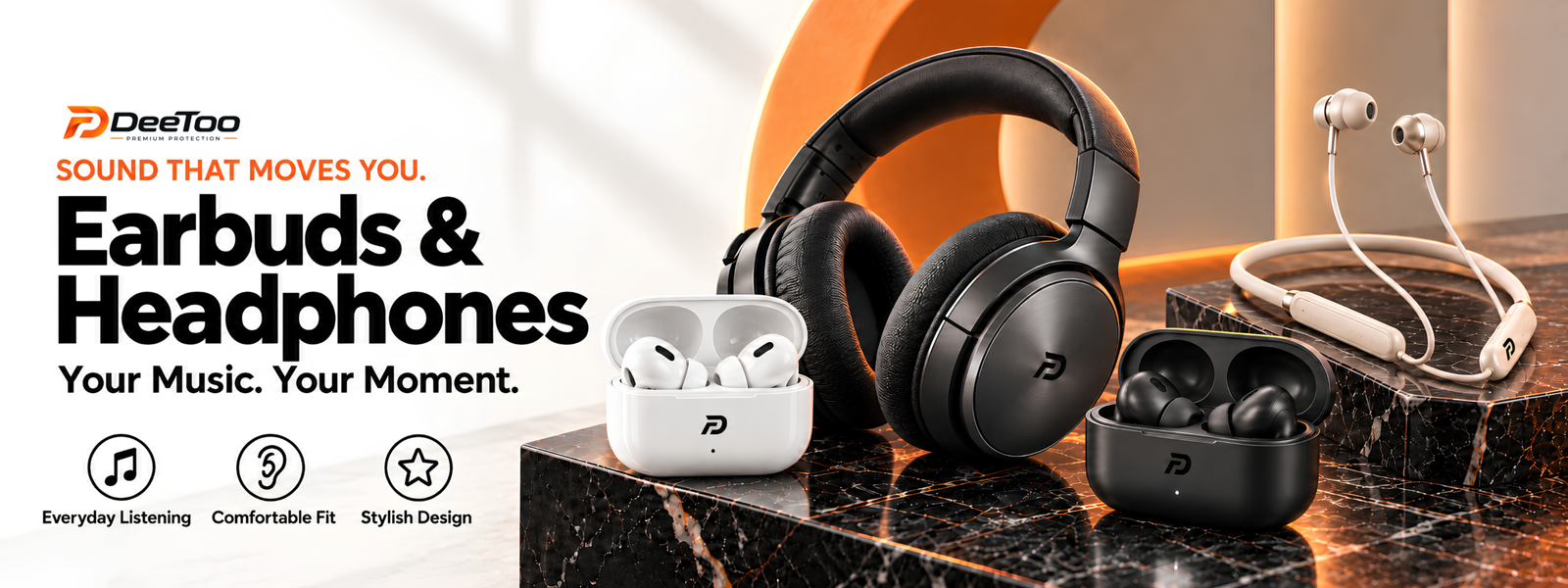 Earbuds & Headphones — DeeToo