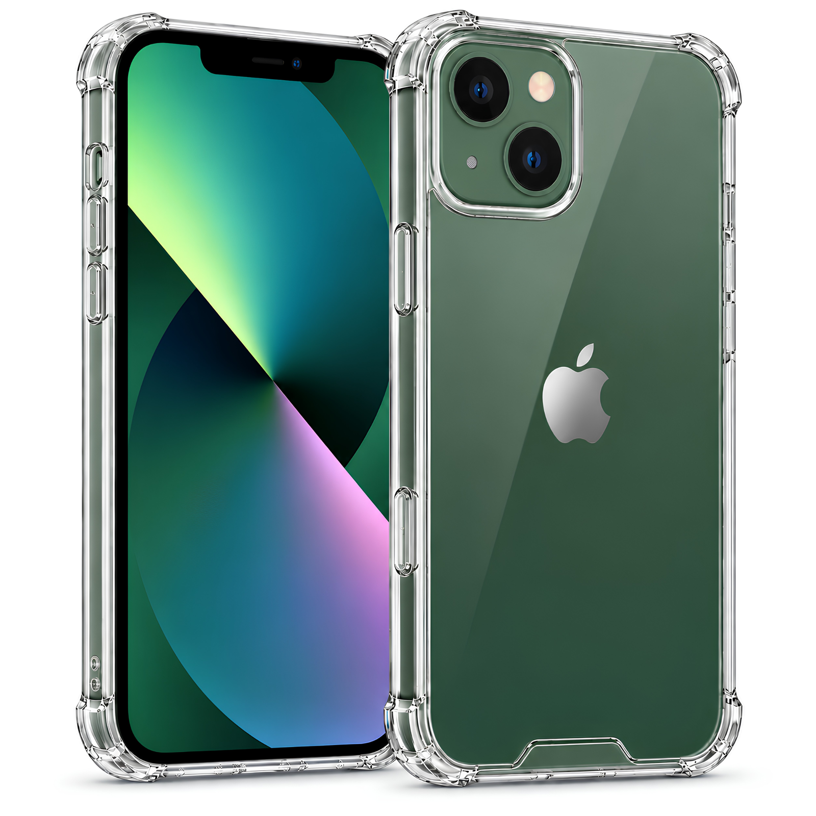 DeeToo Crystal Clear Bumper Case for iPhone 13