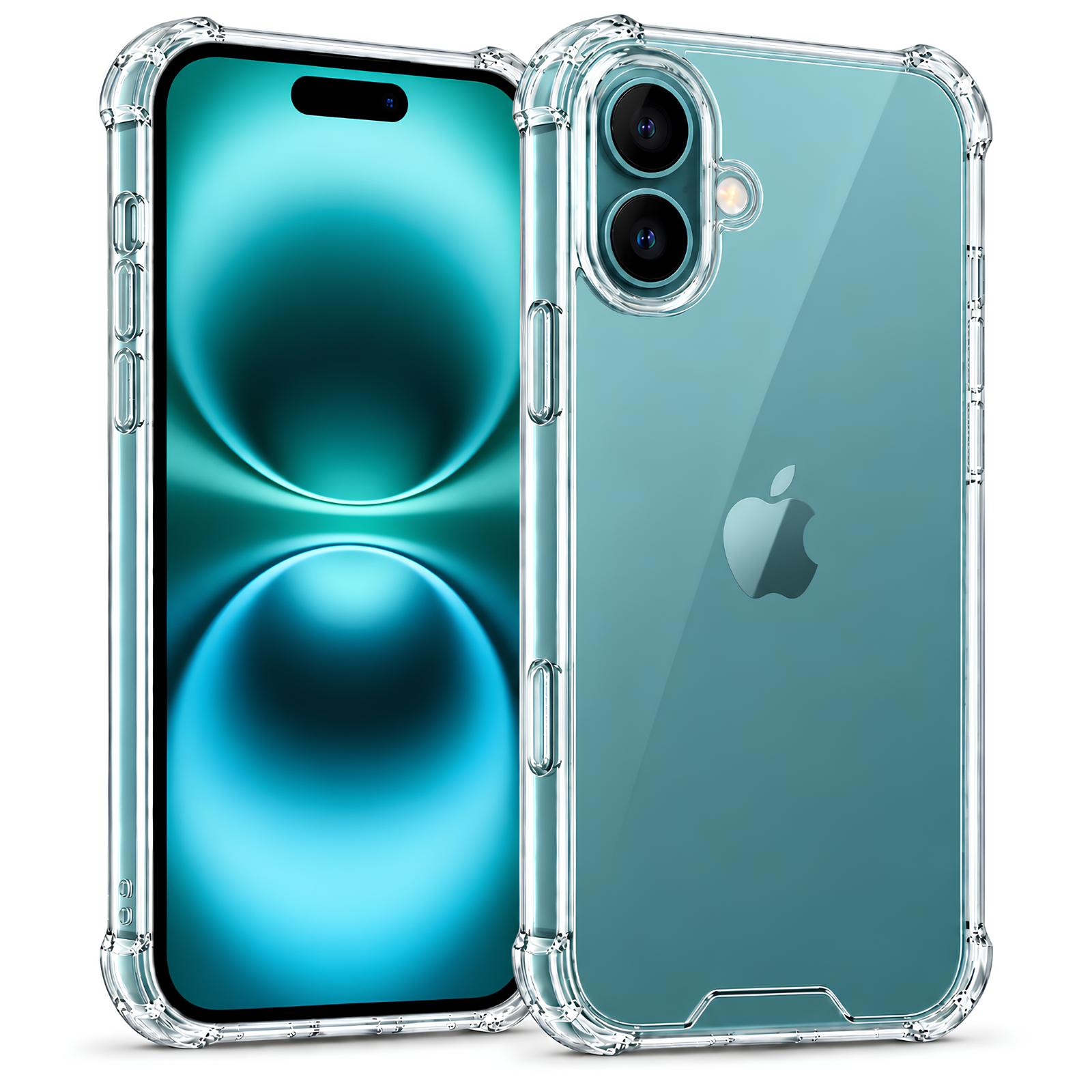 DeeToo Crystal Clear Bumper Case for iPhone 16